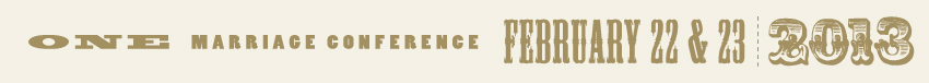 Tickets for One Marriage Conference 2013 in Gainesville from ShowClix