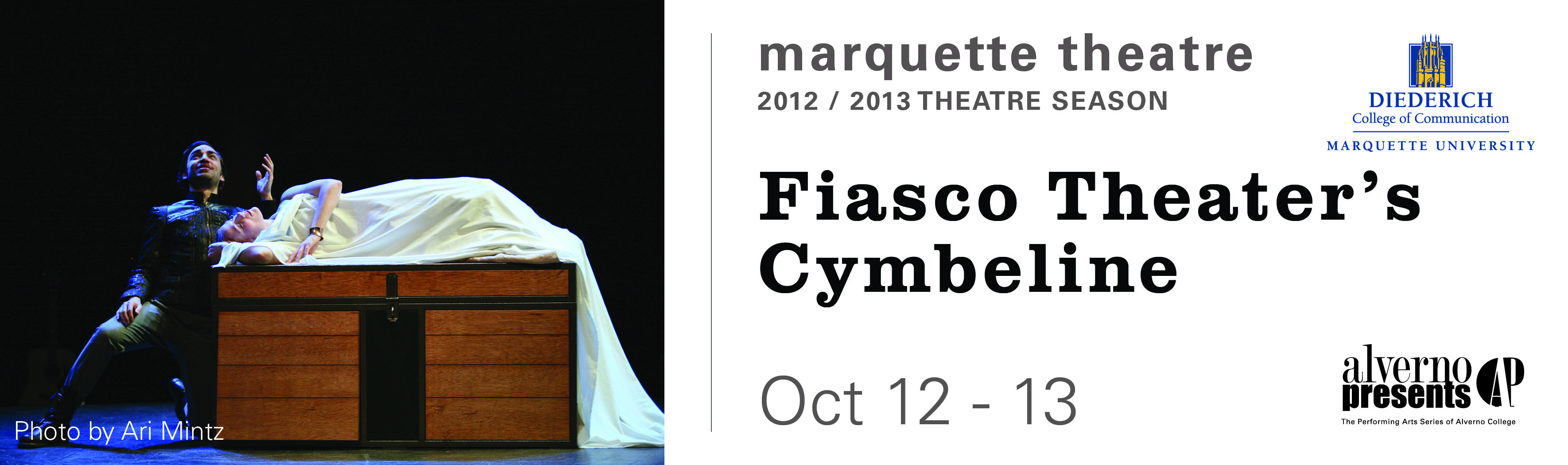 Tickets for Fiasco Theater's Cymbeline in Milwaukee from ShowClix