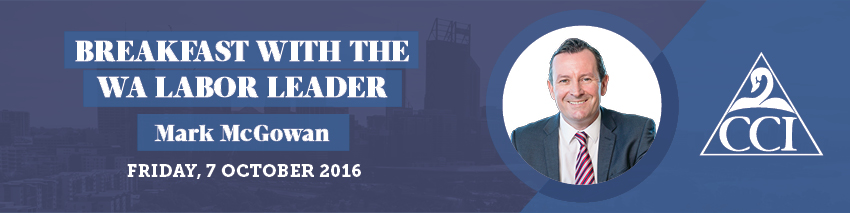 Tickets for CCI Business Breakfast with Mark McGowan