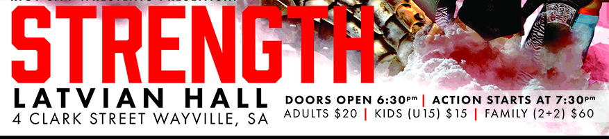 Tickets for Strength 2018 - Riot City Wrestling in Wayville from Ticketbooth