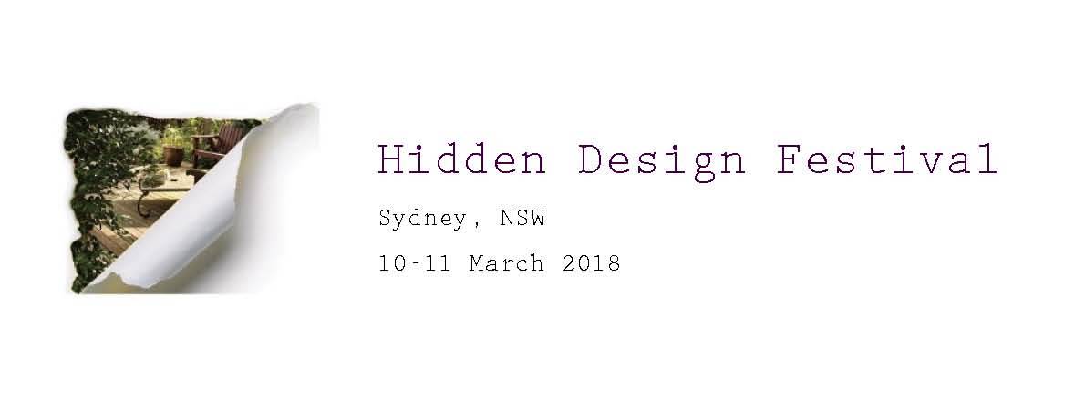 Tickets for Hidden Design Festival 2018 in Sydney from Ticketbooth