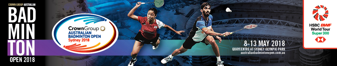 Tickets for Crown Group Australian Badminton Open - One Day Ticket Only in Sydney Olympic Park from Ticketbooth