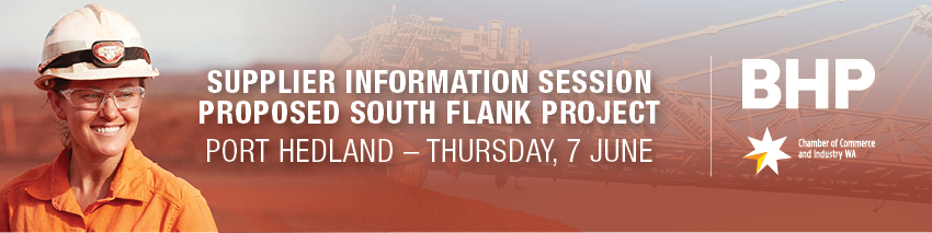 Tickets for Port Hedland Supplier Information Session: Proposed South Flank Project