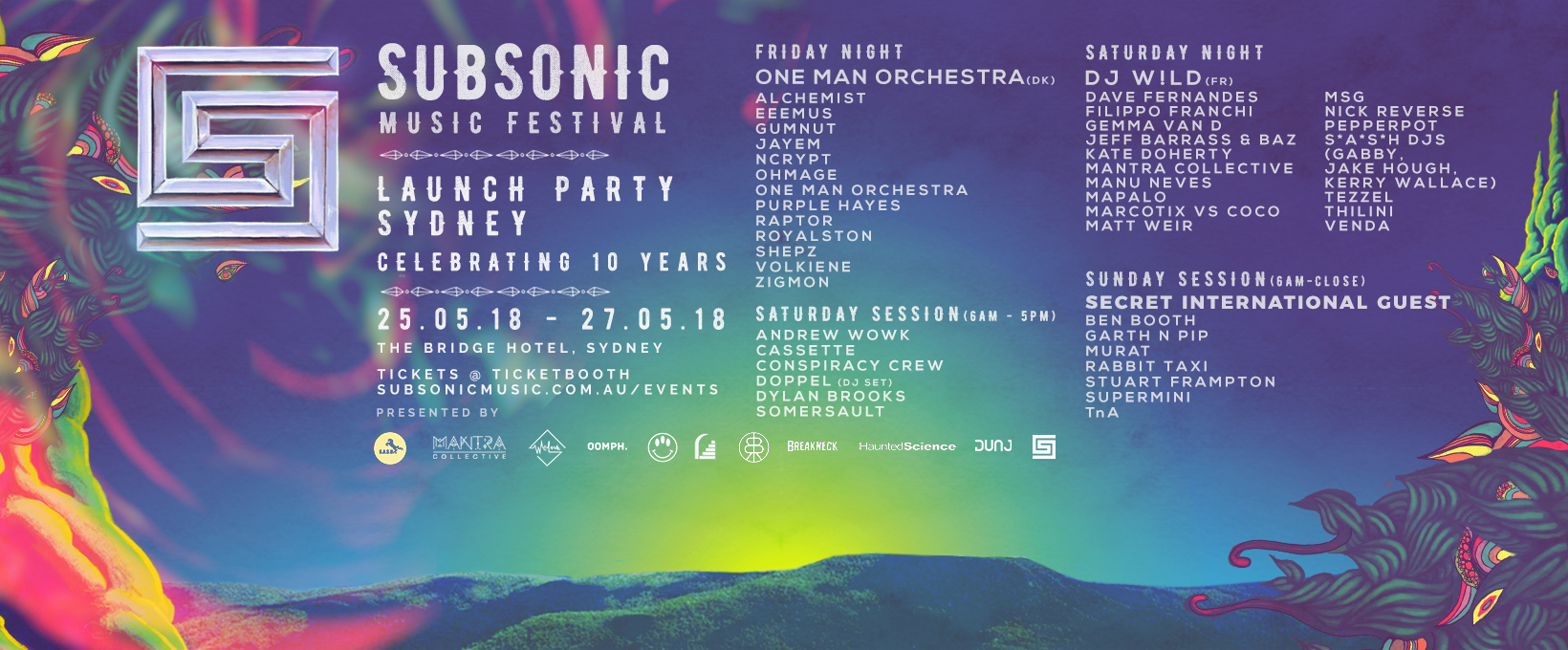 Tickets for Subsonic Music Festival 2018 Launch Party: Sydney in Rozelle from Ticketbooth