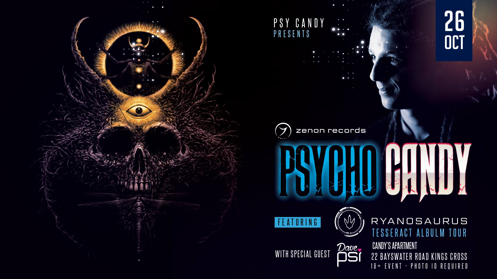 Tickets for Psycho Candy feat. Ryanosaurus  in Potts Point from Ticketbooth