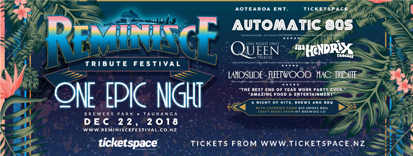 Tickets for REMINISCE TRIBUTE FESTIVAL - Brewers Park in Tauranga from Ticketspace