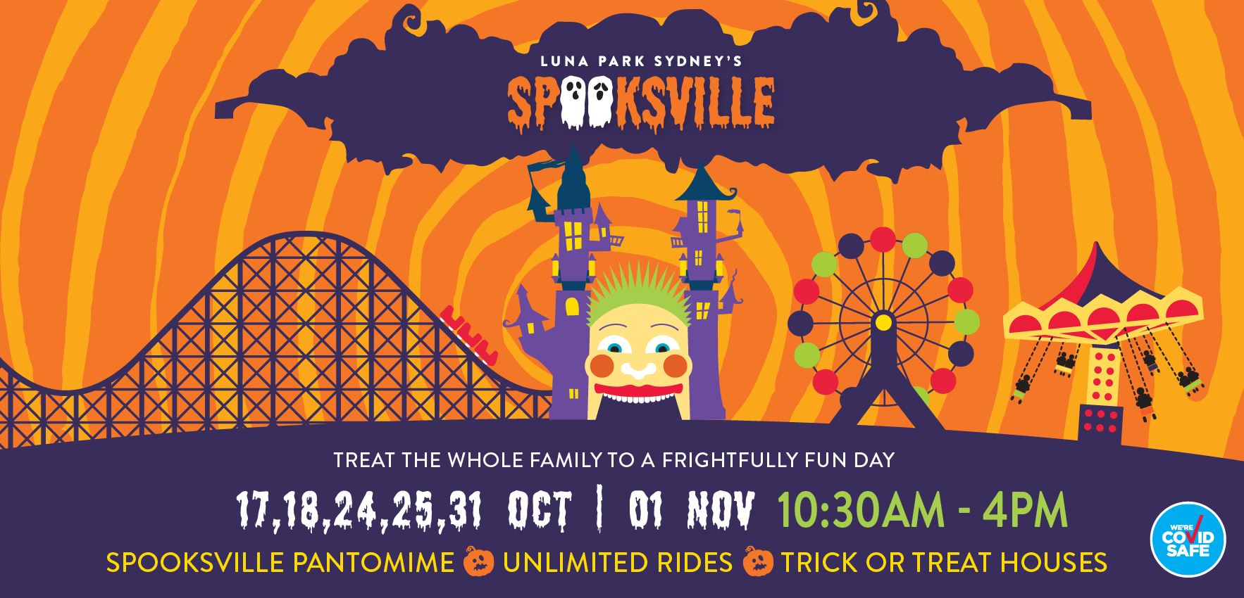 Tickets for Luna Park’s Spooksville in Milsons Point from Big Top Sydney Tickets for Luna Park’s Spooksville in Milsons Point from Big Top Sydney