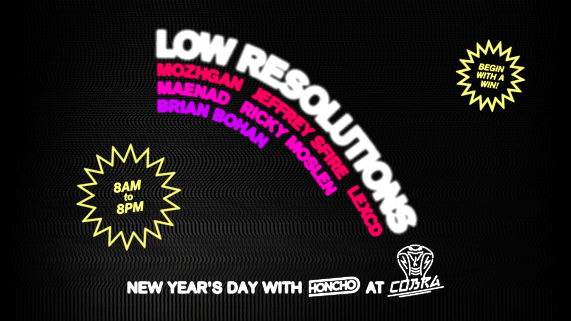 Tickets for Low Resolutions