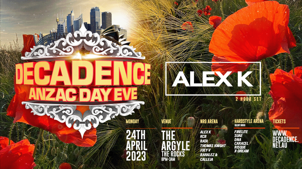 Tickets for Decadence Anzac Day Eve in The Rocks from Ticketbooth