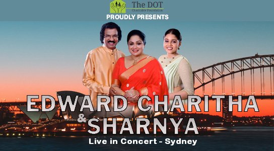 Tickets for Edward Charitha & Sharanya Live in Concert  in Dural from Ticketbooth