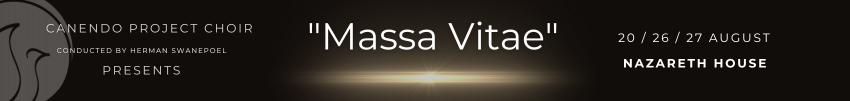 Tickets for Canendo Project Choir presents: Massa Vitae in Pretoria from Tixsa