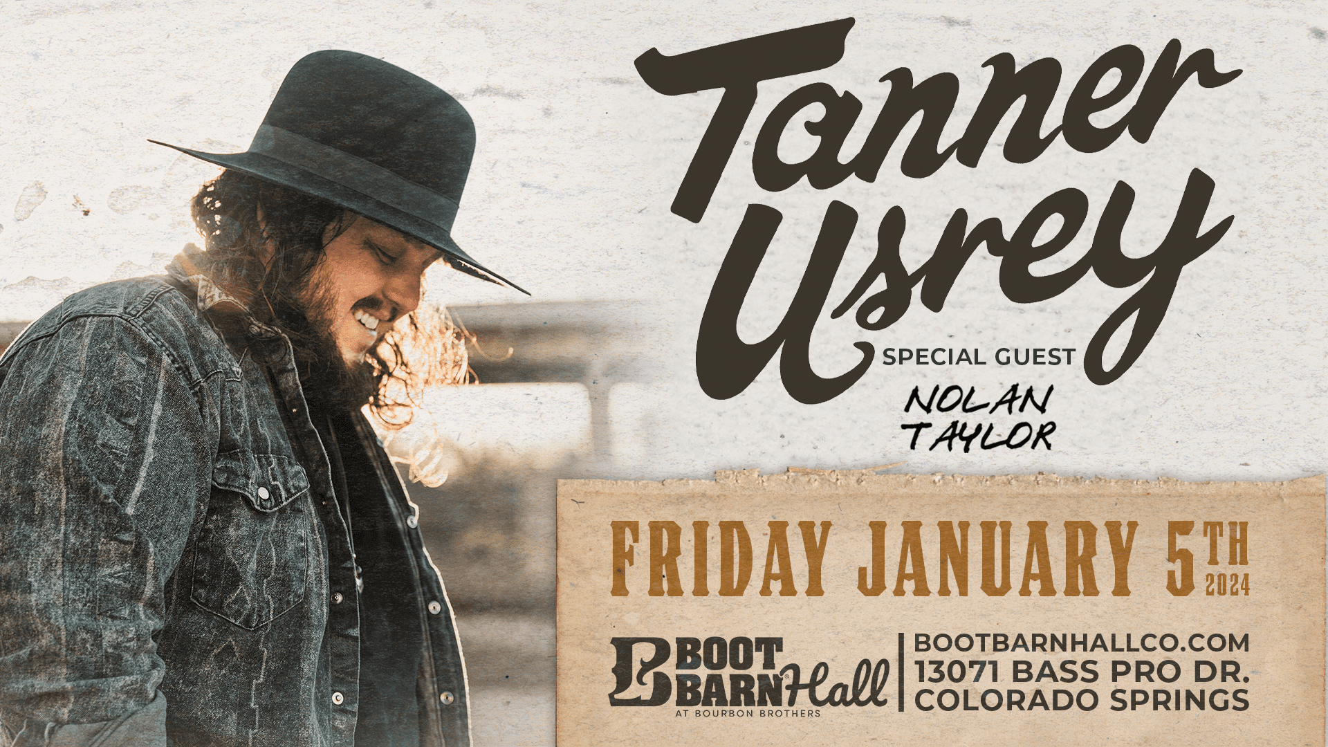 Tickets for Tanner Usrey  in Colorado Springs from ShowClix