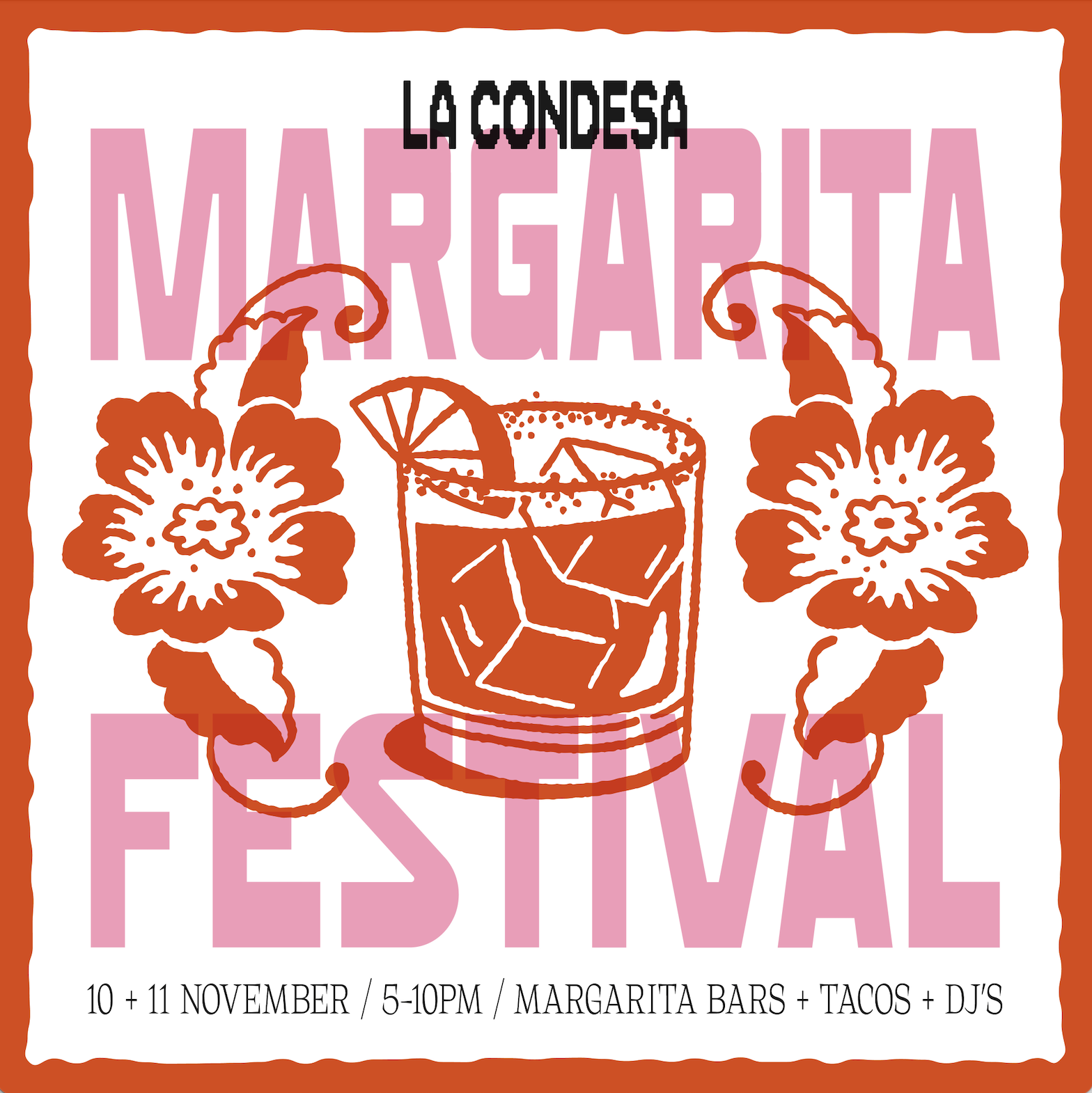 Tickets for La Condesa Margarita Festival Saturday in Subiaco from