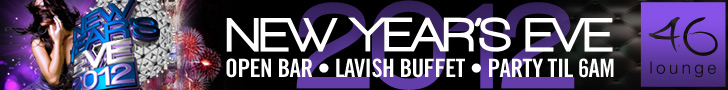 Tickets for NEW YEARS EVE 2012 @46 LOUNGE in Totowa from ShowClix
