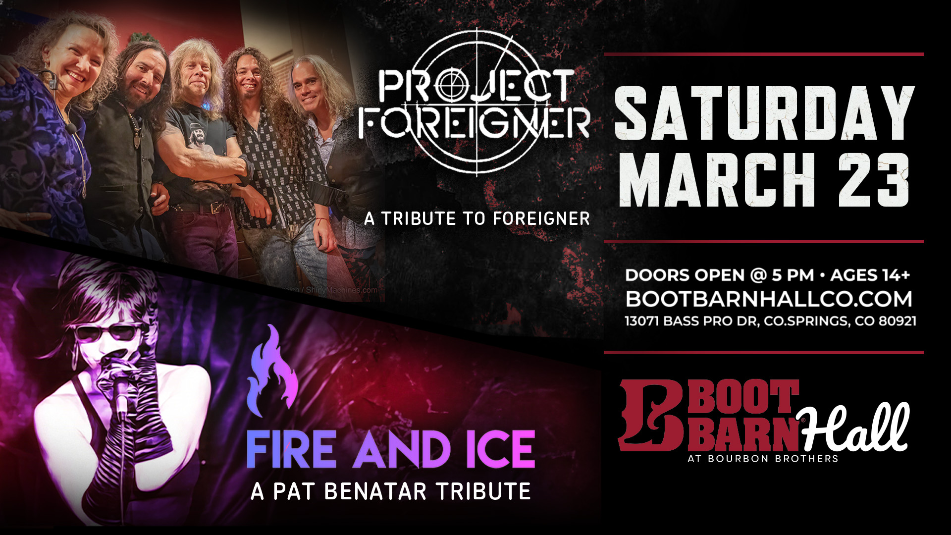 Tickets for Project Foreigner and Fire & Ice in Colorado Springs from ShowClix