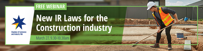 Tickets for New IR Laws for the Construction Industry