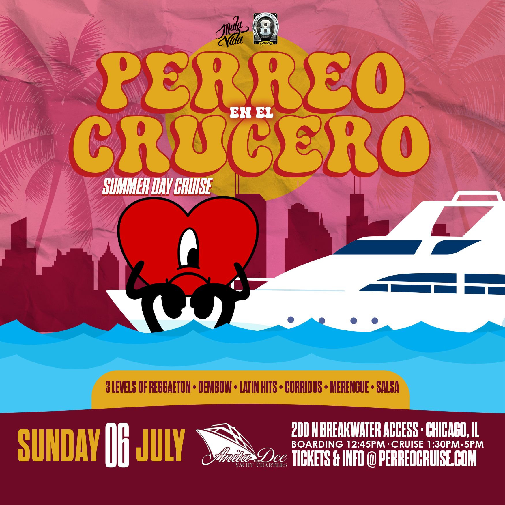 Tickets for PERREO en el CRUCERO 2025 in CHICAGO from ShowClix