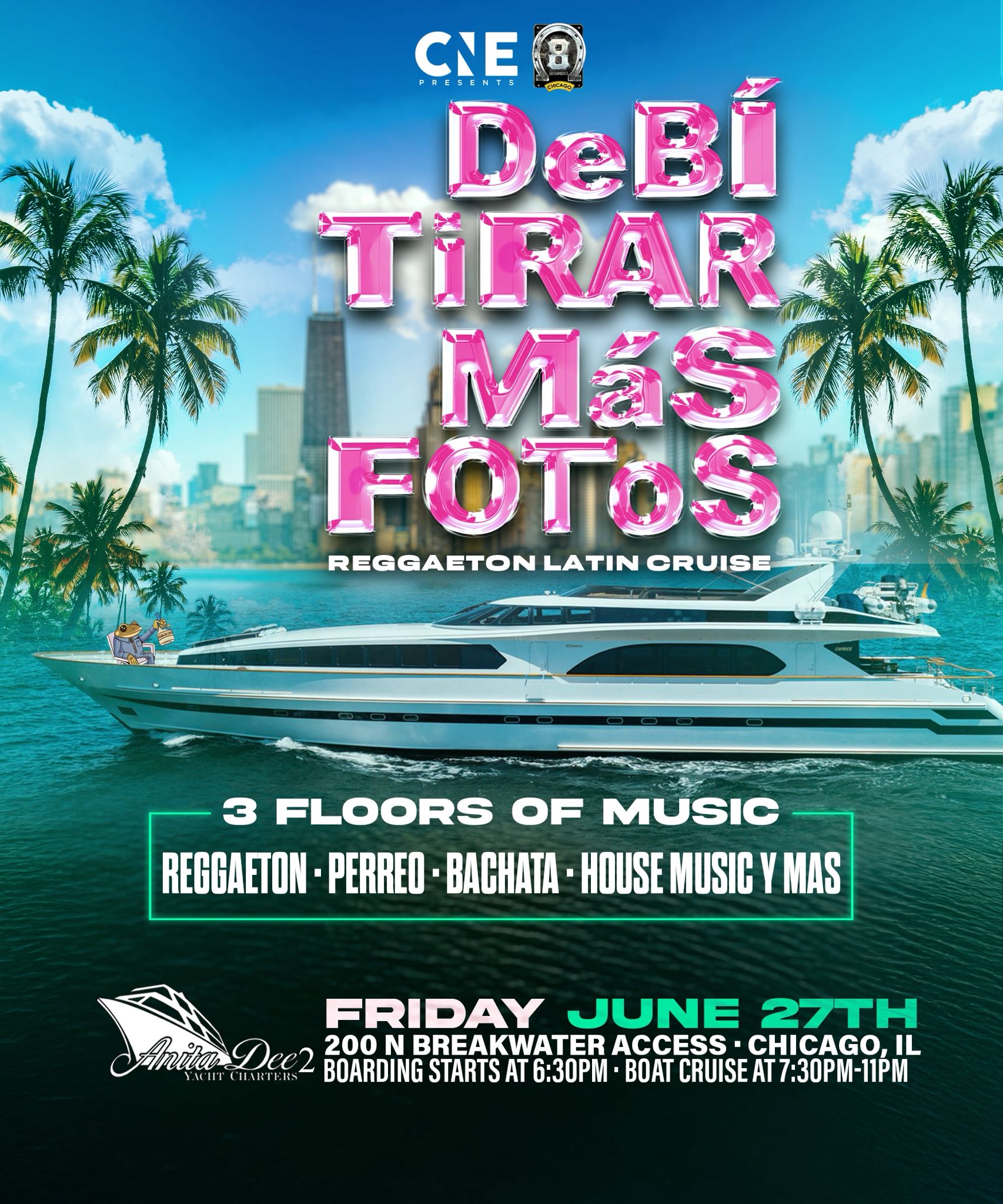 Tickets for DtMf REGGAETON CRUISE @ *ANITA DEE* in CHICAGO from ShowClix