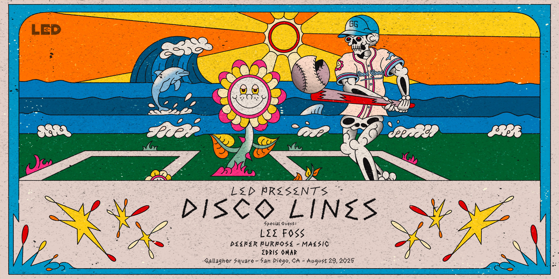Tickets for LED Presents: Disco Lines at Gallagher Square – Petco Park in San Diego from Showclix