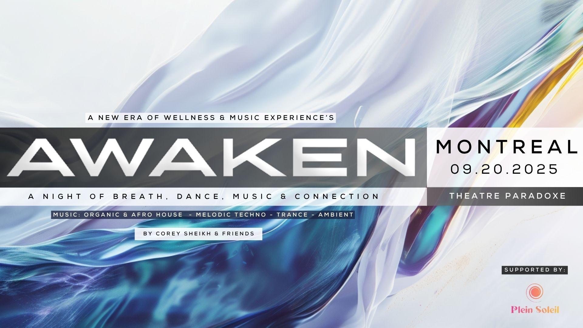Tickets for AWAKEN- Breathwork, Ecstatic Dance, Sound Journey in Montréal from BrightStar | Events to Uplift