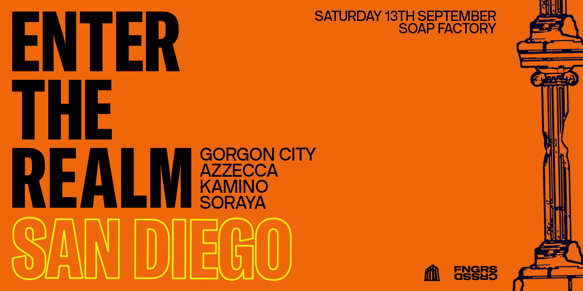 Tickets for FNGRS CRSSD x GORGON CITY present REALM at The Soap Factory in San Diego from Showclix