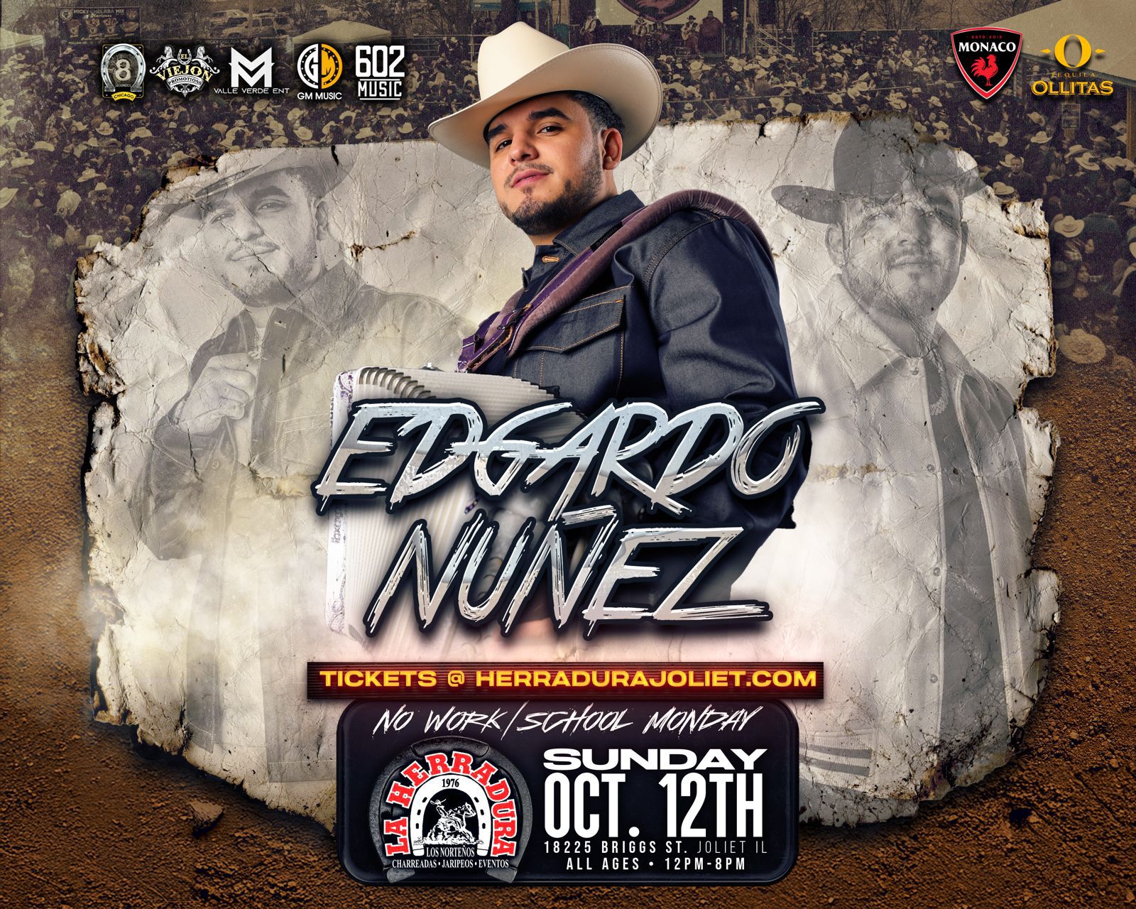 Tickets for EDGARDO NUÑEZ @ *LA HERRADURA* in Joliet from ShowClix