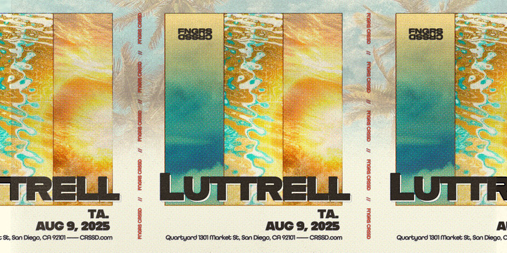 Tickets for FNGRS CRSSD presents LUTTRELL at Quartyard in San Diego from Showclix