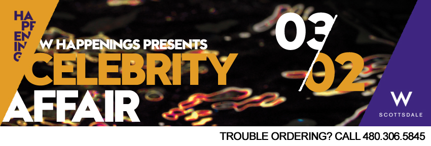 Tickets for Celebrity Affair