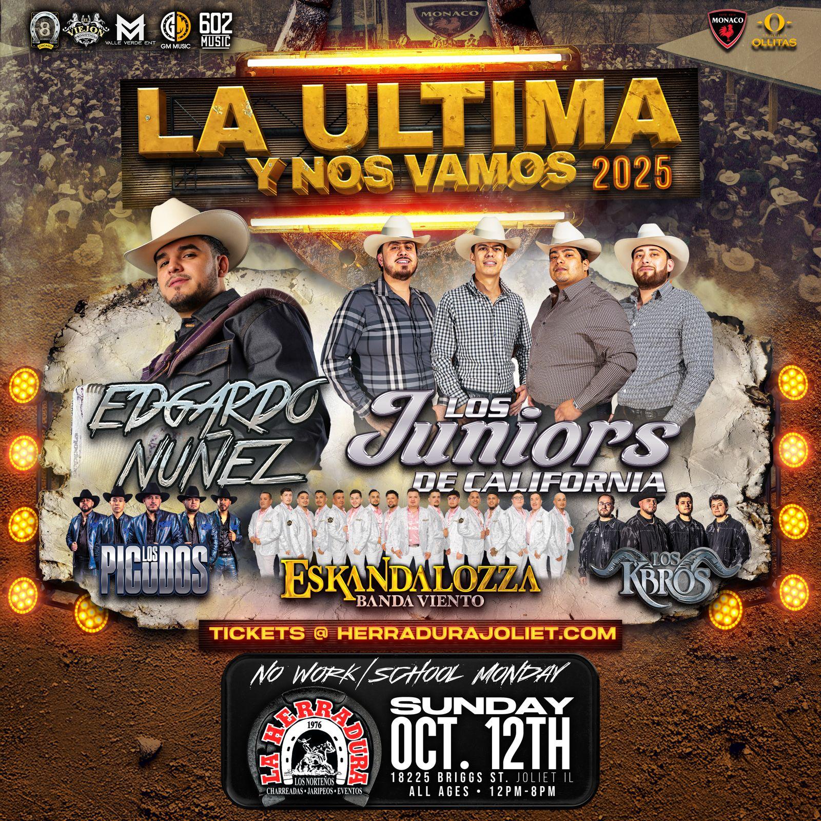 Tickets for EDGARDO NUÑEZ @ *LA HERRADURA* in Joliet from ShowClix