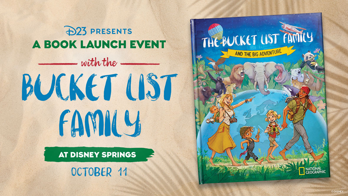 Tickets for D23 Presents: A Book Launch Event with the Bucket List Family in Lake Buena Vista from Disney D23