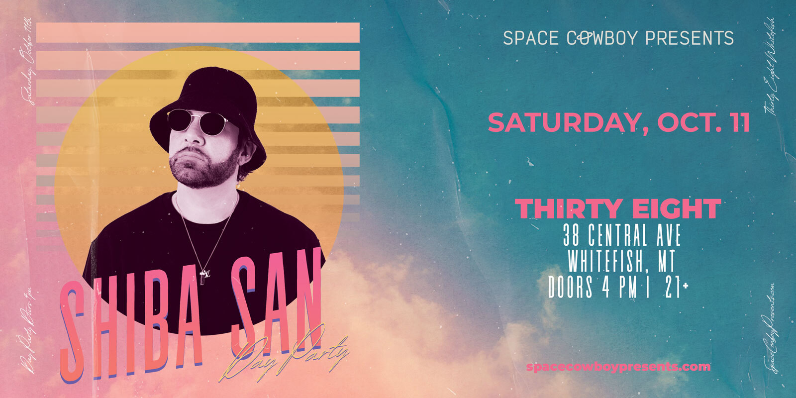 Tickets for Space Cowboy Presents Shiba San at Thirty Eight in Montana in Whitefish from Showclix