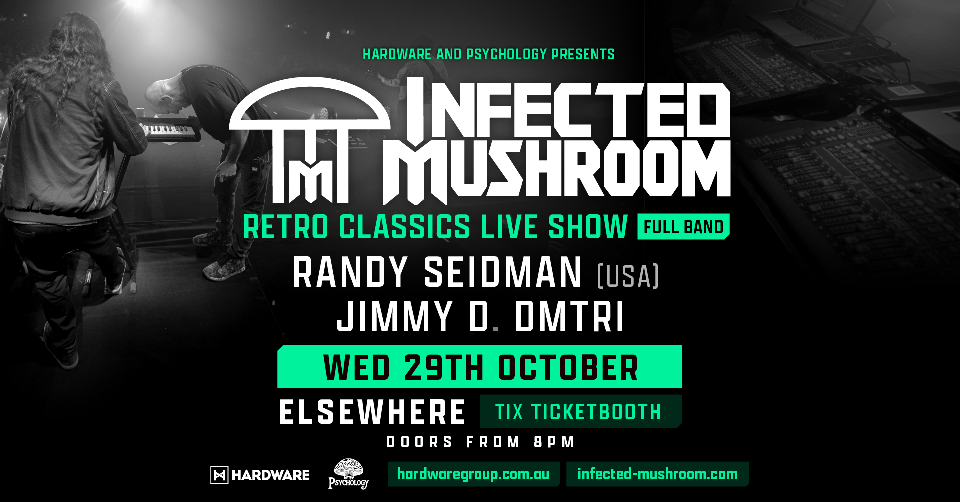 Tickets for Infected Mushroom Gold Coast in Surfers Paradise from Ticketbooth