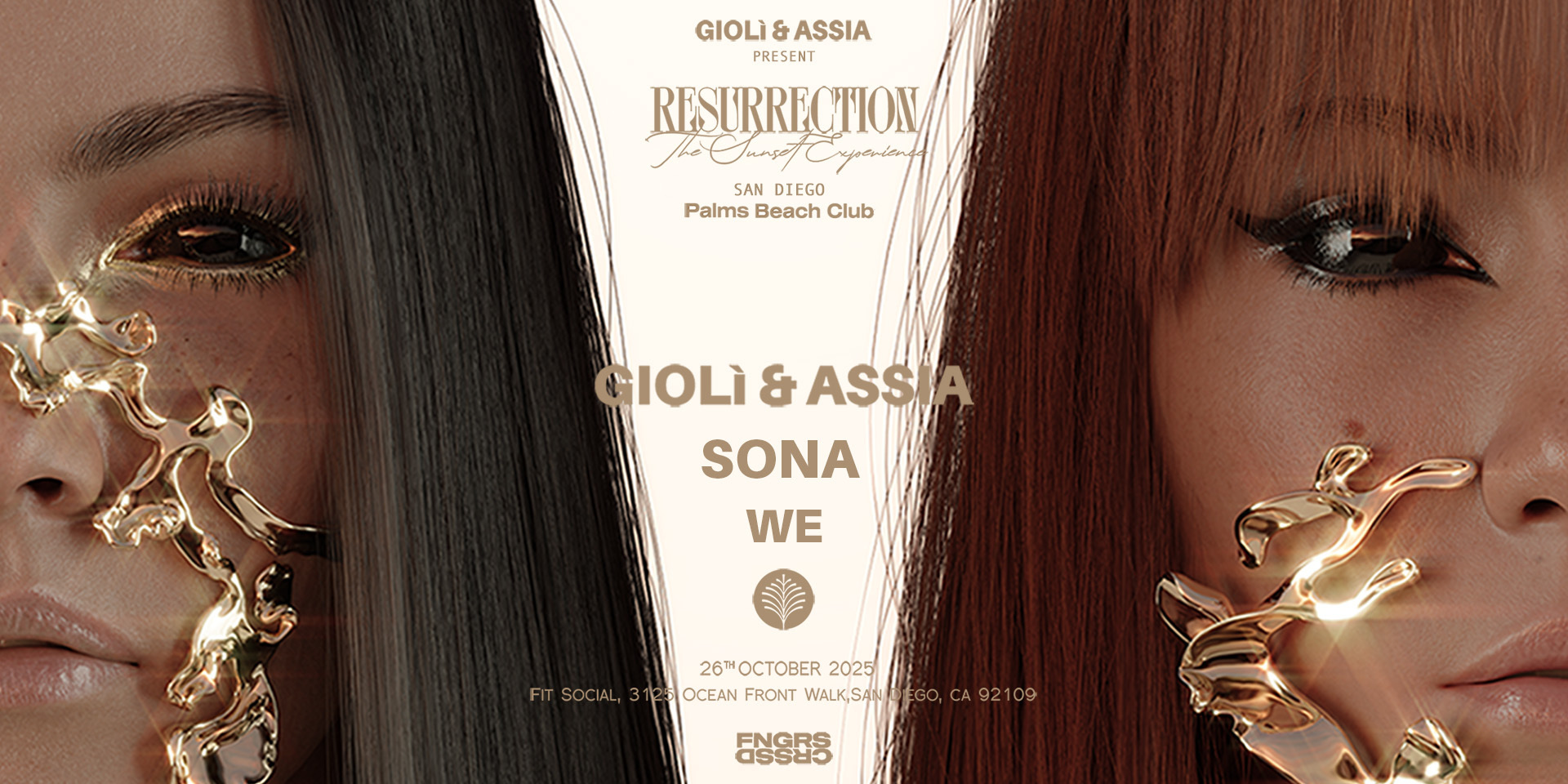 Tickets for FNGRS CRSSD presents GIOLÌ & ASSIA + SONA at Palms Beach Club in San Diego from Showclix
