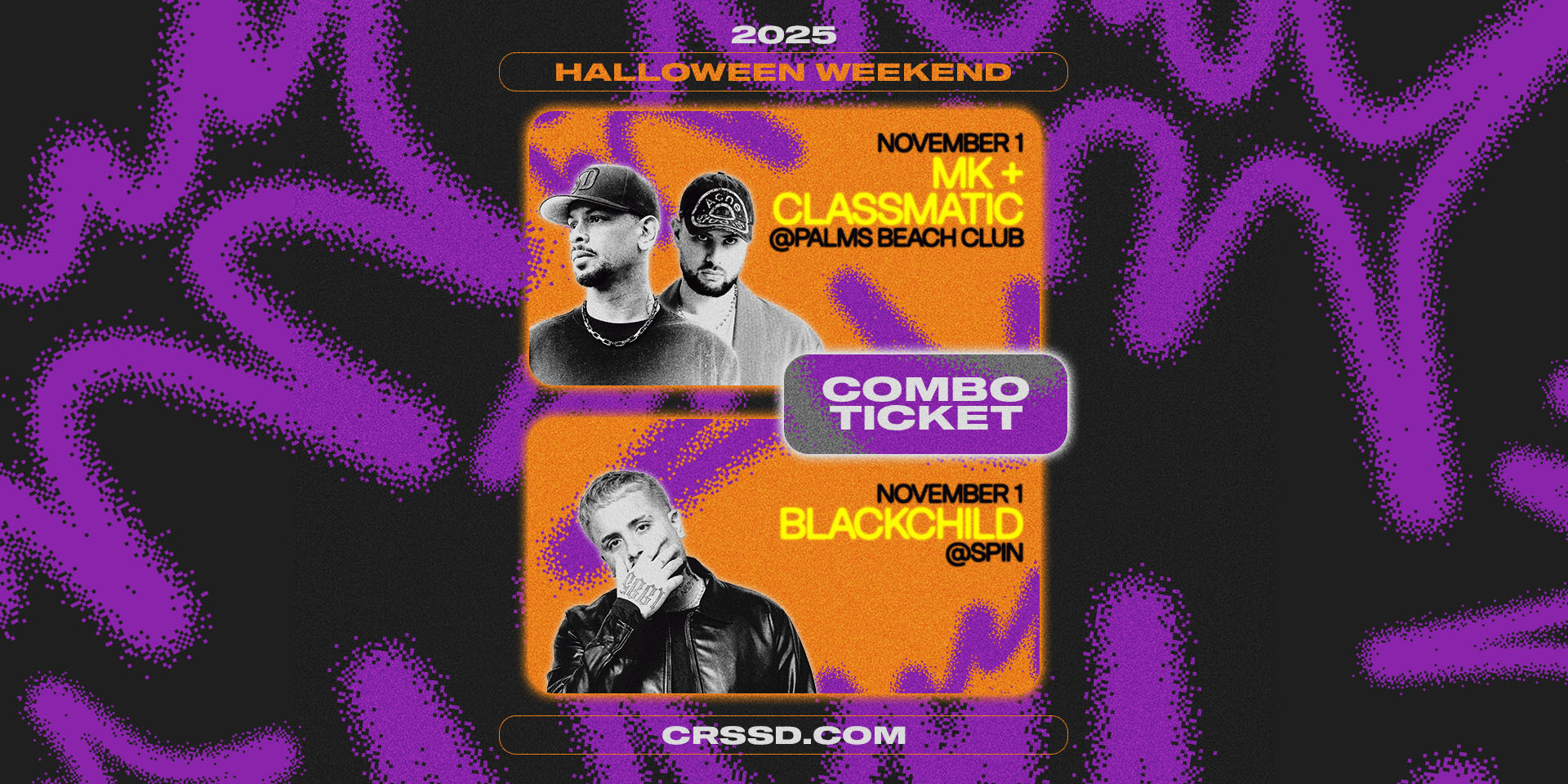 Tickets for COMBO TICKET: MK at Palms Beach Club + BLACKCHILD at Spin Nightclub