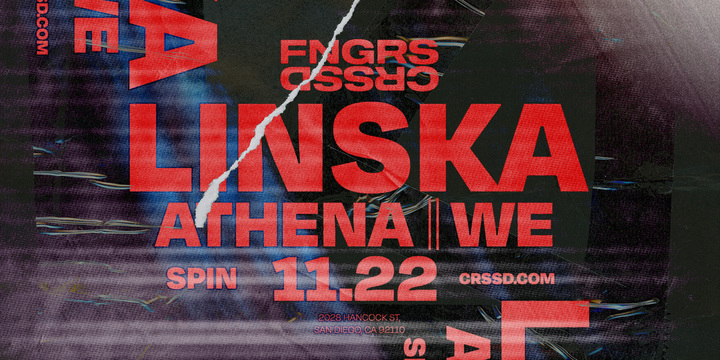 Tickets for FNGRS CRSSD presents LINSKA + ATHENA at Spin Nightclub in San Diego from Showclix