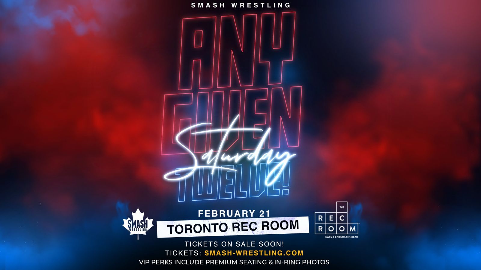 Tickets for Smash Wrestling - Live Pro Wrestling in Toronto from Cineplex