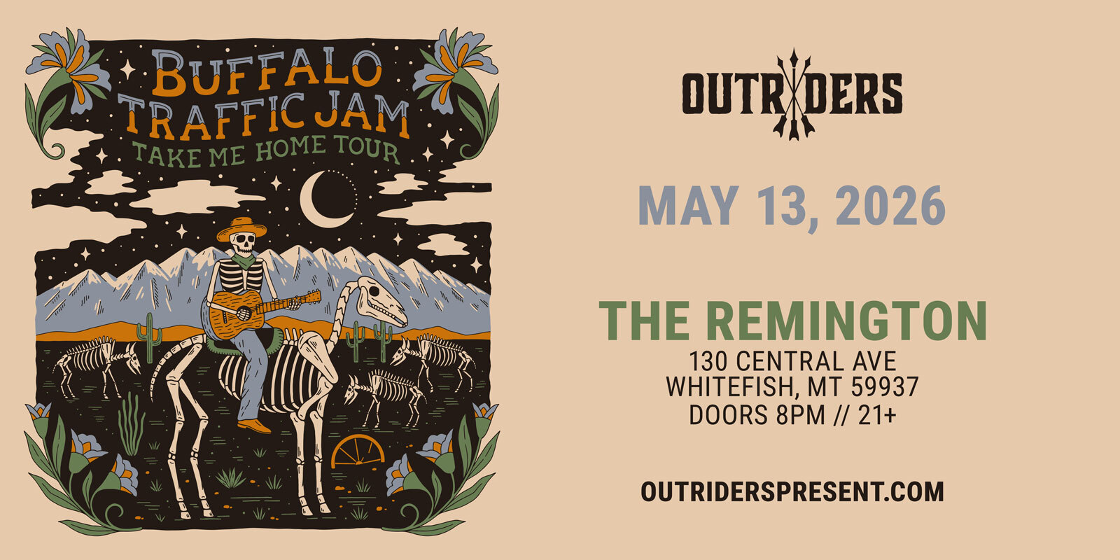 Tickets for Outriders present Buffalo Traffic Jam at The Remington