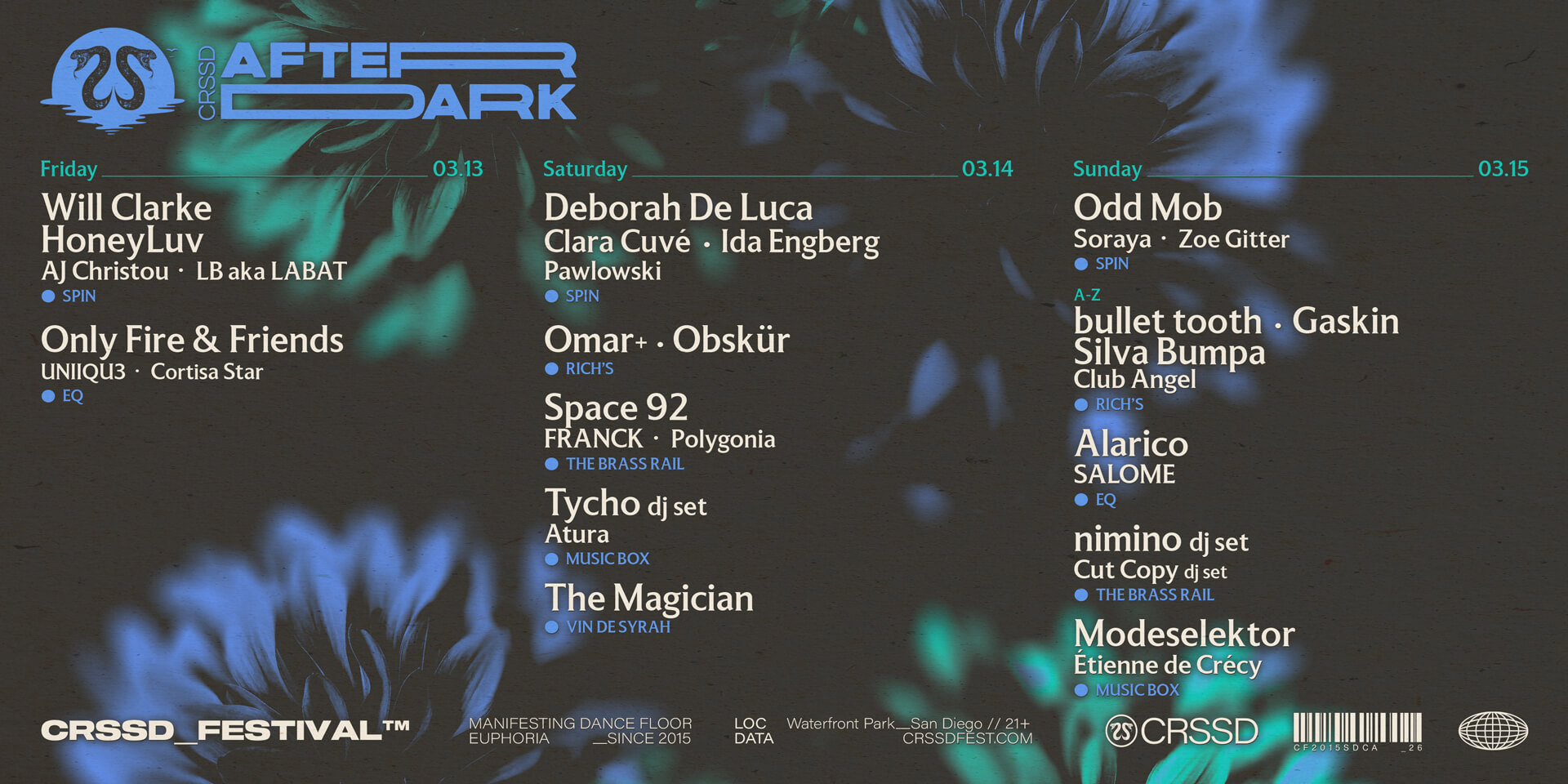 Tickets for FNGRS CRSSD x CRSSD FESTIVAL present Modeselektor + &Eacute;tienne de Cr&eacute;cy at Music Box