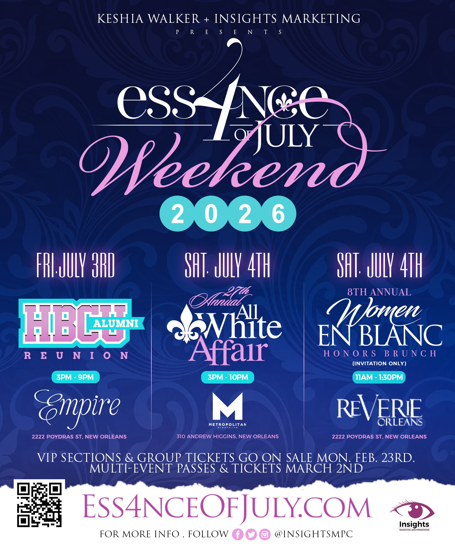 Tickets for Ess4nce of July Weekend 2026