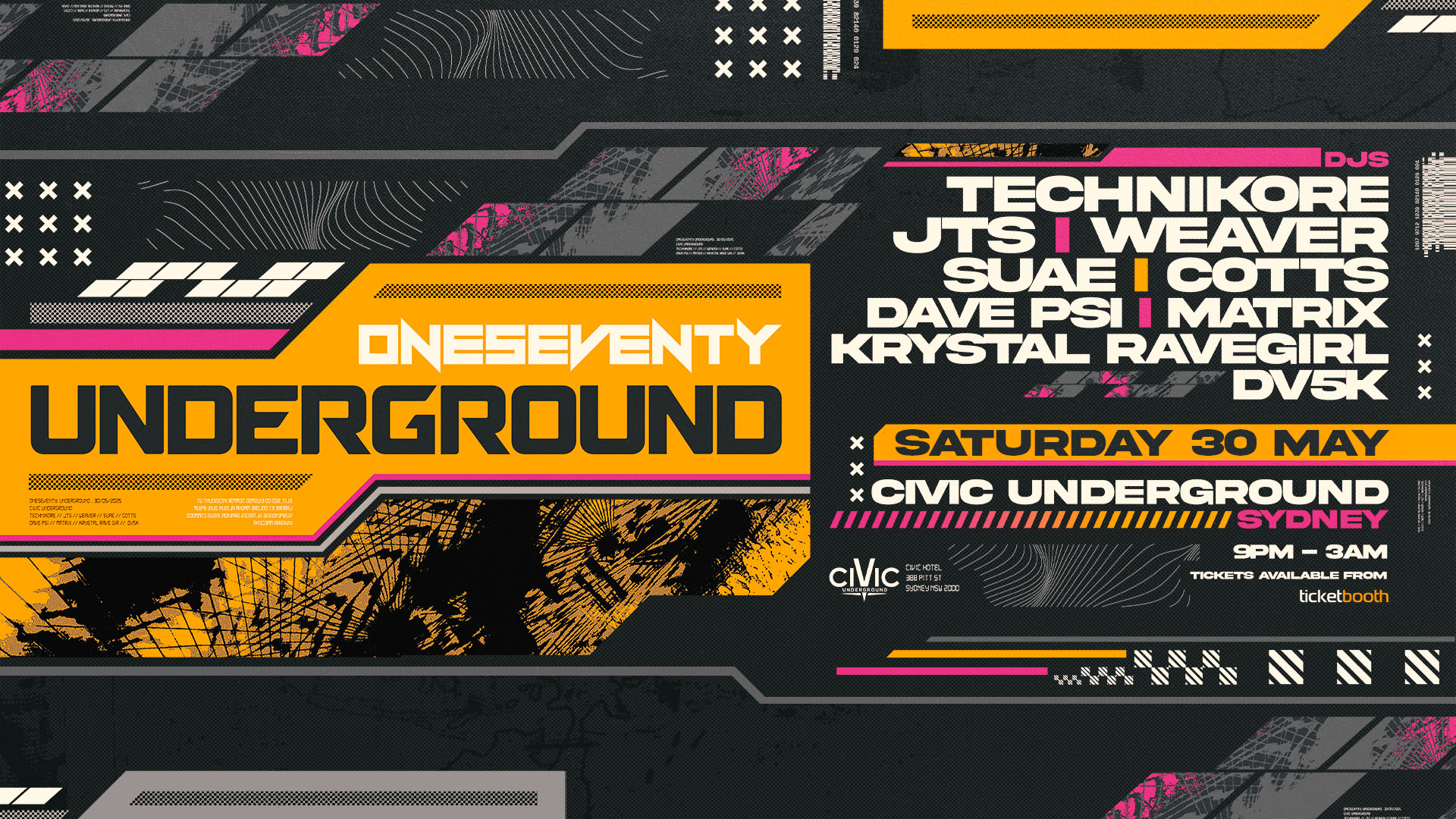Tickets for OneSeventy: Underground [30.03.2026]