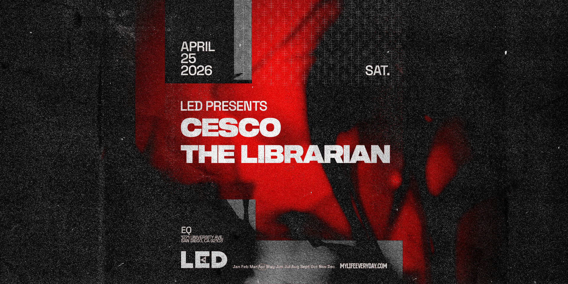 Tickets for LED presents CESCO + THE LIBRARIAN at EQ