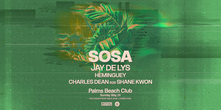 Tickets for FNGRS CRSSD presents SOSA + JAY DE LYS at Palms Beach Club