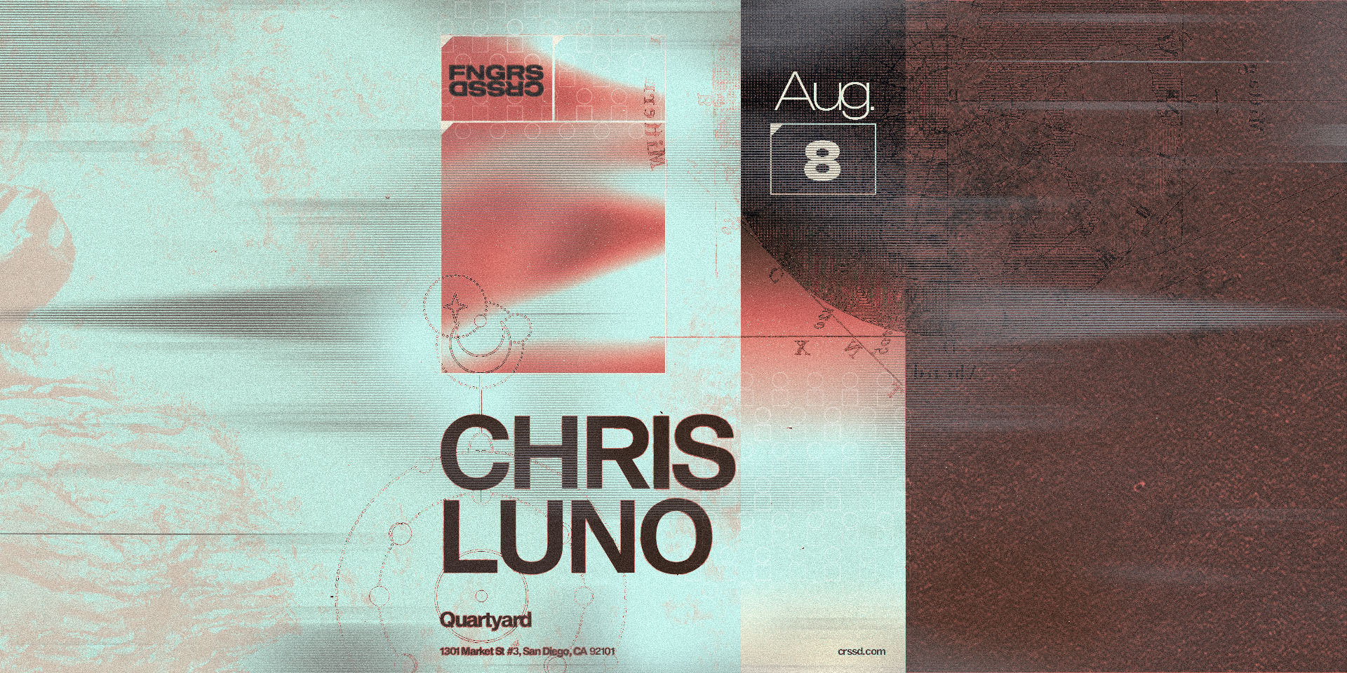 Tickets for FNGRS CRSSD presents CHRIS LUNO at Quartyard