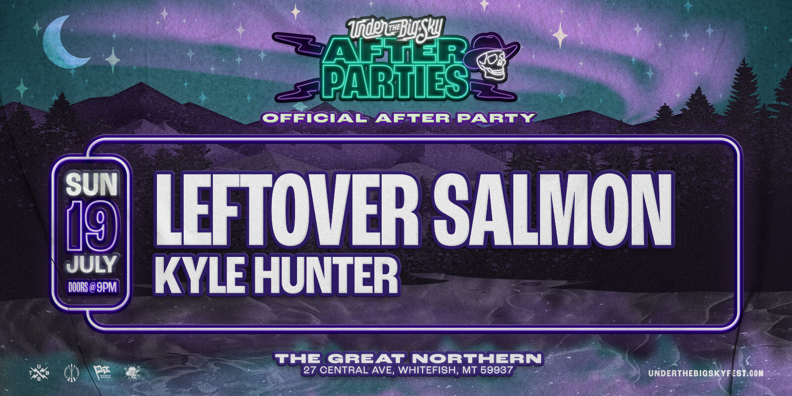 Tickets for Outriders x Under The Big Sky present LEFTOVER SALMON with Kyle Hunter at The Great Northern