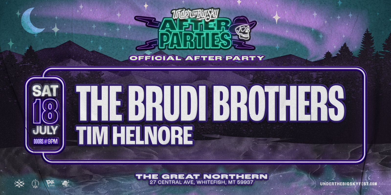 Tickets for Outriders x Under The Big Sky present THE BRUDI BROTHERS at The Great Northern