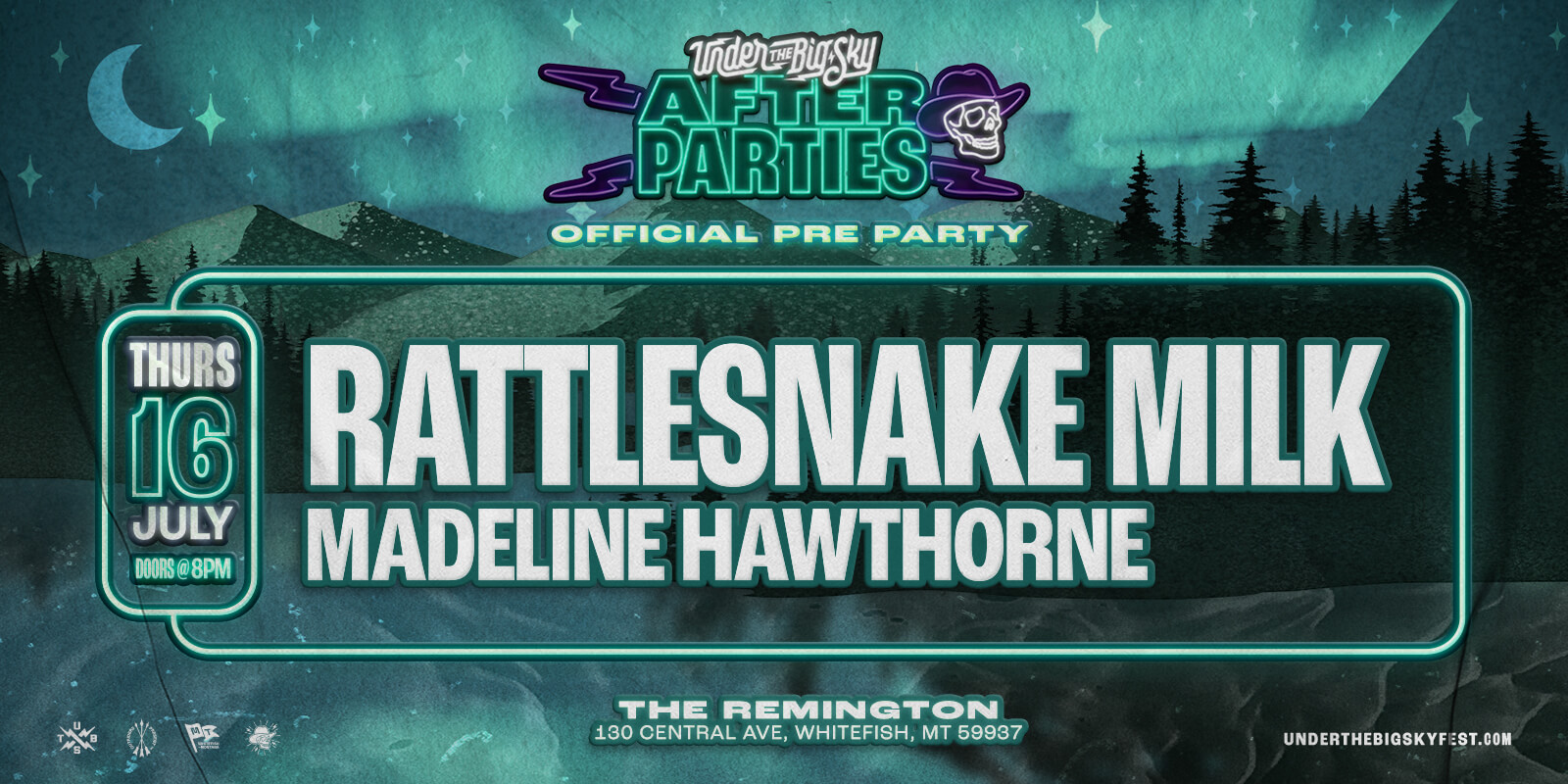 Tickets for Outriders x Under The Big Sky present RATTLESNAKE MILK with Madeline Hawthorne at The Remington