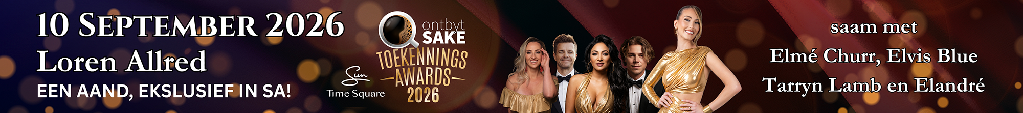 Tickets for ontbytSAKE Toekennings | Awards 2026