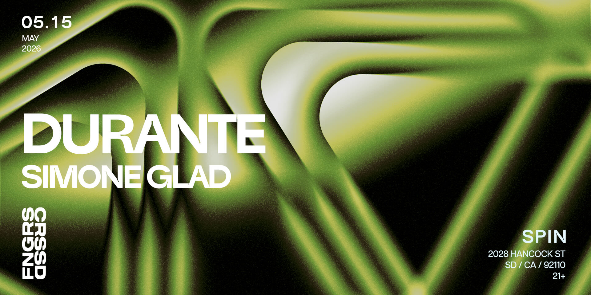 Tickets for FNGRS CRSSD presents DURANTE at Spin Nightclub