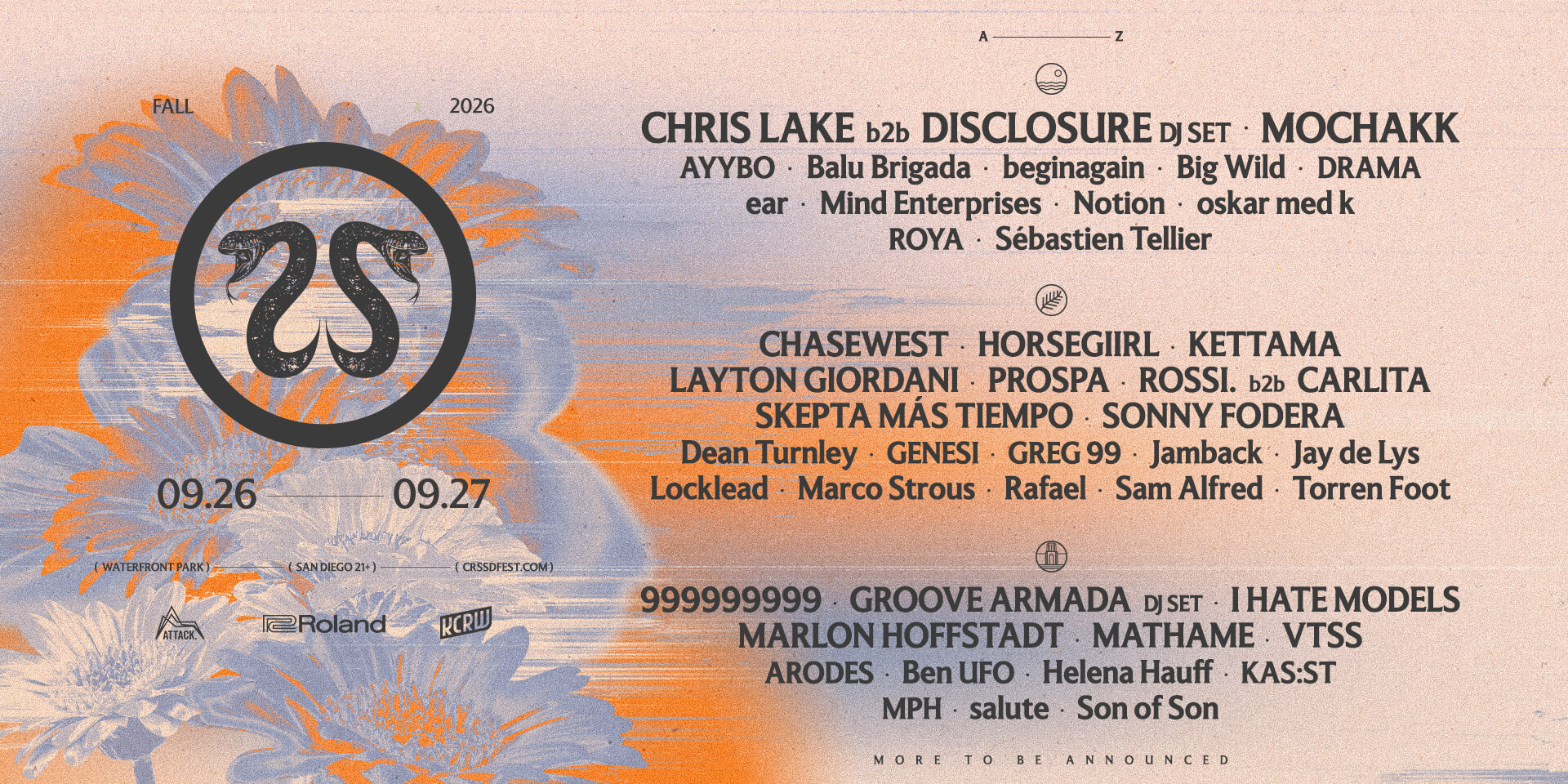 Tickets for FNGRS CRSSD presents CRSSD FESTIVAL FALL '26