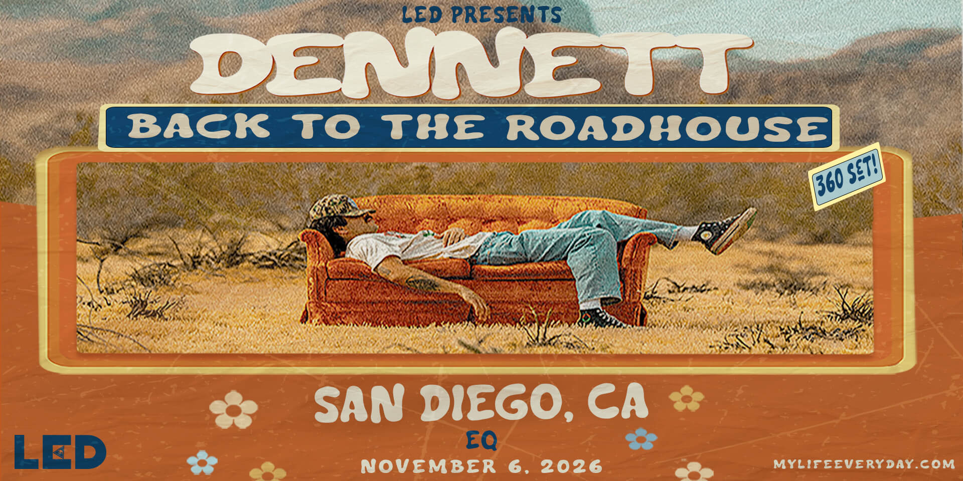 Tickets for LED presents DENNETT [In The Round] Back to the Roadhouse Tour at EQ